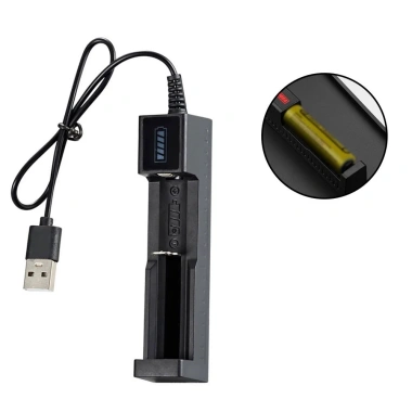 Sạc Pin 2 Khe USB Tự Ngắt Khi Đầy, Chống Cháy Nổ - Lithium 14.500 18.500 18.350 3.7V