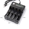 Sạc Pin 4 Khe Cao Cấp Tự Ngắt, Đèn Báo Khi Đầy - Dùng cho Pin 18.650 và AA, Giá 60.000 VND 5