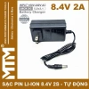 Sạc pin 8.4V 2A 2S Lithium-ion tự động thông minh - LED báo sạc - 75.000 3