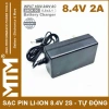 Sạc pin 8.4V 2A 2S Lithium-ion tự động thông minh - LED báo sạc - 75.000 4