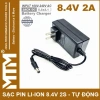 Sạc pin 8.4V 2A 2S Lithium-ion tự động thông minh - LED báo sạc - 75.000 6