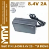 Sạc pin 8.4V 2A 2S Lithium-ion tự động thông minh - LED báo sạc - 75.000 7