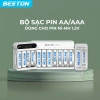 Sạc pin AA AAA Beston chuyển đổi Ni-MH 1.2V Tiết kiệm năng lượng giảm rác thải giá 45.000₫