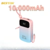Sạc Pin BESTON 10.000-20.000mAh 22.5W Sạc Nhanh 2 Cáp Type-C iP LED 10