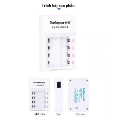 Sạc Pin K11 kèm Pin AA 1.2V 3.300mAh Doublepow - Dùng cho Micro Karaoke, Đồ Chơi, Giá 176.000₫