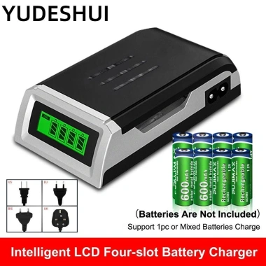 Sạc Pin Thông Minh Đa Năng YUDESHUI LCD Sạc Nhanh cho AA, AAA, Ni‑Cd, Ni‑MH – Giá 174.240₫