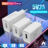 Sạc USB 5V 2A/1A Du Lịch, Bộ Chuyển Đổi EU‑US An Toàn, Cắm Tường Nhanh, Khe Cắm Ổ Cắm Đa Năng