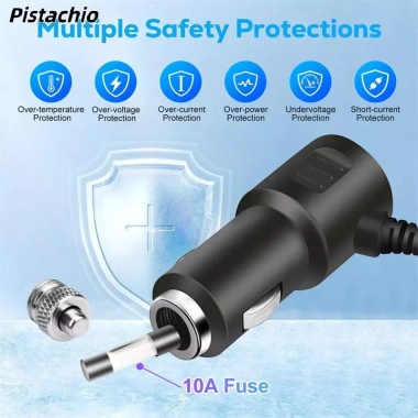 Sạc xe hơi 120W VWC PD QC3.0 Plug-and-Play, bảo vệ quá tải, splitter đa cổng, giảm giá 20% 4
