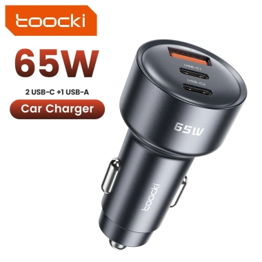 Sạc Xe Hơi 65W 2C1A Siêu Nhanh 3 Cổng USB-C PD35W/30W Đa Năng cho Samsung, Xiaomi - 119k 8
