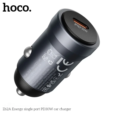 Sạc xe hơi Hoco Z62A 1 cổng Type-C, sạc nhanh PD 30W - Giá chỉ 80.000đ 3