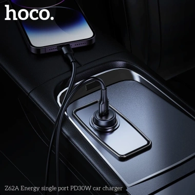 Sạc xe hơi Hoco Z62A 1 cổng Type-C, sạc nhanh PD 30W - Giá chỉ 80.000đ 6