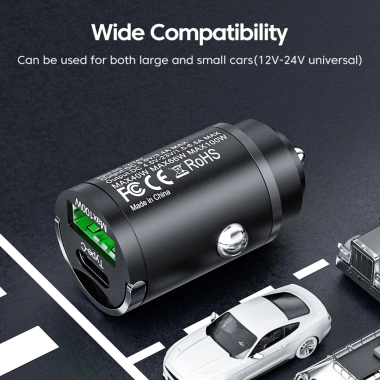 Sạc Xe Hơi USB-C 100W QC3.0 PD - Nhanh cho Samsung, Huawei, Xiaomi - 57.311 VND