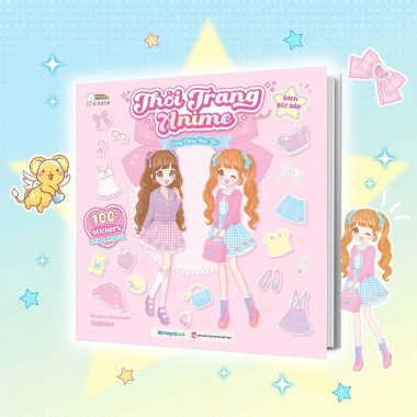 Sách Combo 3 cuốn Anime - Bóc dán 300+ stickers váy, phụ kiện, giảm còn 39.840đ 7