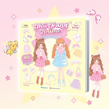 Sách Combo 3 cuốn Anime - Bóc dán 300+ stickers váy, phụ kiện, giảm còn 39.840đ 8
