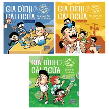 Sách Combo Gia Đình Gãi Ngứa - Giảm Giá Đặc Biệt, Chỉ 169.000₫ (Giá Gốc 207.870₫)
