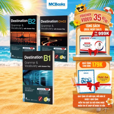 Sách Destination Grammar & Vocabulary B1-B2-C1-C2 – Giá giảm: 135.280đ (169.100đ) Sách Destination Grammar & Vocabulary B1-B2-C1-C2 – Giá giảm: 135.280đ (169.100đ)
