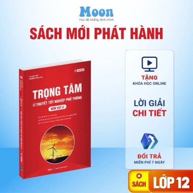 Sách Lý Thuyết Trọng Tâm Ôn Thi THPT Vật Lý Moonbook - Đánh Giá Năng Lực, Giá Ưu Đãi 64.000₫ 2