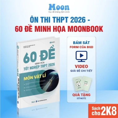 Sách Lý Thuyết Trọng Tâm Ôn Thi THPT Vật Lý Moonbook - Đánh Giá Năng Lực, Giá Ưu Đãi 64.000₫ 7