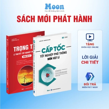 Sách Lý Thuyết Trọng Tâm Ôn Thi THPT Vật Lý Moonbook - Đánh Giá Năng Lực, Giá Ưu Đãi 64.000₫ 10