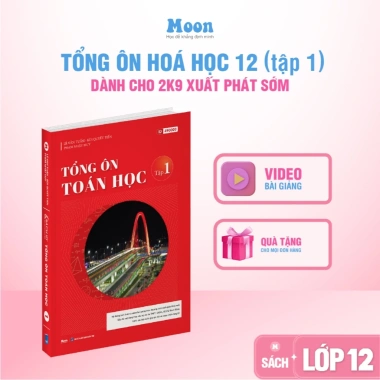 Sách Tổng ôn Toán Lí Hoá Sinh Văn Địa ôn thi THPT quốc gia 2.026 - ĐGN L cho 2K8, MoonBook THCS, Giá chỉ 120.000 dong 6