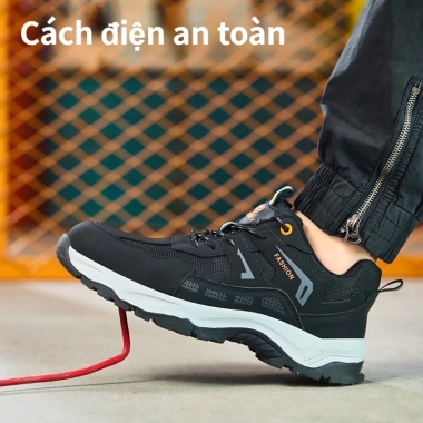 SAFETY LOONG Giày An Toàn Nam Thoáng Khí Khử Mùi Chống Va Đập Chống Mài Mòn Cách Nhiệt - 356.400 VND