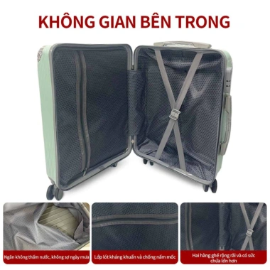 Sài Gòn Vali du lịch cao cấp 24/20 nhựa ABS và góc kim loại - Giá ưu đãi 299.000đ