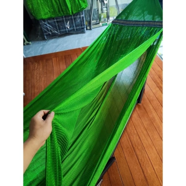 SALE 3 NGÀY Lưới võng xếp cán nhựa gỗ thép người lớn 2 lớp bản rộng - 69.000đ