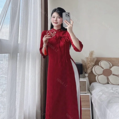 Sale 30% Áo dài gấm châu sa cách tân dáng suông hot Tết 2.026 Giá 182.280₫ 6 Sale 30% Áo dài gấm châu sa cách tân dáng suông hot Tết 2.026 Giá 182.280₫ 6