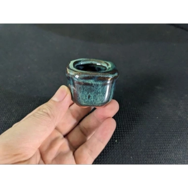 Sale 6k - Chậu bonsai mini ktpb 3-5cm sen đá sương rồng men xanh hỏa biến, chỉ 60.000₫ 10 Sale 6k - Chậu bonsai mini ktpb 3-5cm sen đá sương rồng men xanh hỏa biến, chỉ 60.000₫ 10