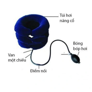 Sale Sốc Gối Hơi Kéo Giãn Cổ DH001 - Nâng Cổ Thư Giãn, Giá Chỉ 176.000₫ 3