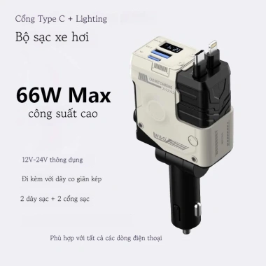 Sale Tẩu Sạc Nhanh Ô Tô 120W 2 Cổng Lightning & Type‑C, Hỗ Trợ PD/QC3.0, Giá 139.000đ 10 Sale Tẩu Sạc Nhanh Ô Tô 120W 2 Cổng Lightning & Type‑C, Hỗ Trợ PD/QC3.0, Giá 139.000đ 10