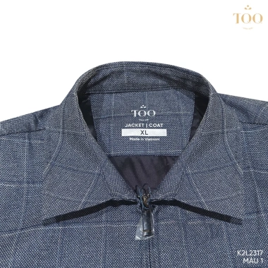 SALE TẾT Áo khoác nam cổ đức 2 lớp TQQ K2L2.317 vải dạ tweed công sở, giữ nhiệt tốt - Giá chỉ 649.000đ 4