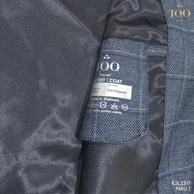 SALE TẾT Áo khoác nam cổ đức 2 lớp TQQ K2L2.317 vải dạ tweed công sở, giữ nhiệt tốt - Giá chỉ 649.000đ 7