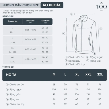 SALE TẾT Áo khoác nam cổ đức 2 lớp TQQ K2L2.317 vải dạ tweed công sở, giữ nhiệt tốt - Giá chỉ 649.000đ 8