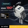 [SALE TẾT] Tẩu Sạc Nhanh 120W Cho Ô Tô - Dây Rút, Cáp Type-C & Lightning, Sạc Siêu Tốc 3