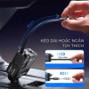 [SALE TẾT] Tẩu Sạc Nhanh 120W Cho Ô Tô - Dây Rút, Cáp Type-C & Lightning, Sạc Siêu Tốc 8
