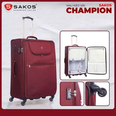SALE Vali vải du lịch SAKOS CHAMPION siêu nhẹ, chất liệu bền, giá 2.030.000₫ 8