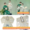 Sẵn Hoá Tốc 4H Cặp Áo Dài Tạc Nam Nữ Việt Cổ Phục Nhật Bình Lụa Gấm Xanh Mint Giá 490k 3