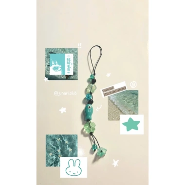 Sẵn Voucher Freeship - Móc treo điện thoại cá pastel xinh đôi Junari Creations 15k