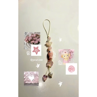 Sẵn Voucher Freeship - Móc treo điện thoại cá pastel xinh đôi Junari Creations 15k