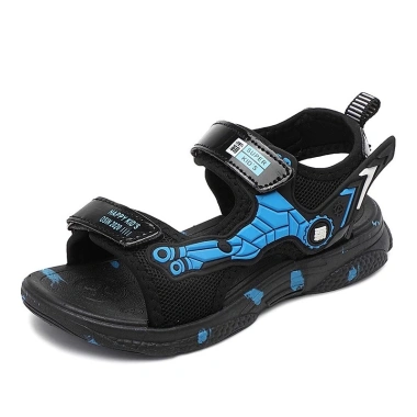 Sandal bé trai quai dán, đế cao su chống trơn trượt, siêu bền - Dép quai hậu đi học 5