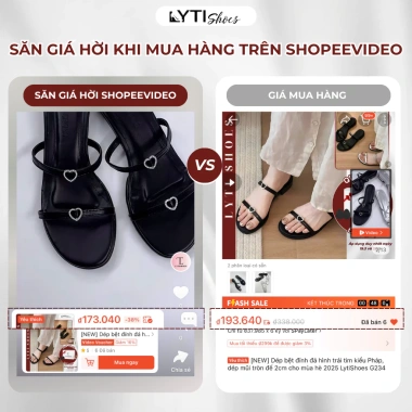 Sandal Đế Thấp Mũi Nhọn Dây Mảnh Thời Trang Đi Biển Lytishoes G156 Giá 194.000₫
