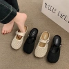 Sandal Giày Cao Gót Nữ Đế Xăng Đan Chống Trơn Trượt Đóng Mũi Công Sở Du Lịch 4