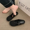 Sandal Giày Cao Gót Nữ Đế Xăng Đan Chống Trơn Trượt Đóng Mũi Công Sở Du Lịch 6