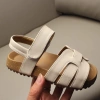 Sandal học sinh bé gái size 26-36 da mềm đế cao su dẻo chống trượt - Giảm giá 220k 3