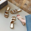 Sandal Nữ 3 Phân Đế Thấp Trắng Bạc – Dép Đi Biển Giá Ưu Đãi 280k 4
