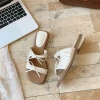 Sandal Nữ 3 Phân Đế Thấp Trắng Bạc – Dép Đi Biển Giá Ưu Đãi 280k 8