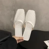 Sandal Nữ Atikota Baotou Dệt Kim Mềm Rỗng Lưới Dép Sinh Viên Mùa Hè Ngoài Trời 169k 2