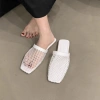 Sandal Nữ Atikota Baotou Dệt Kim Mềm Rỗng Lưới Dép Sinh Viên Mùa Hè Ngoài Trời 169k 7