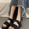 Sandal nữ bèo nhún DOZIMAX quai da mềm, đế 4cm, dễ làm sạch, giá 149.000 VND - Đi học, đi chơi 2
